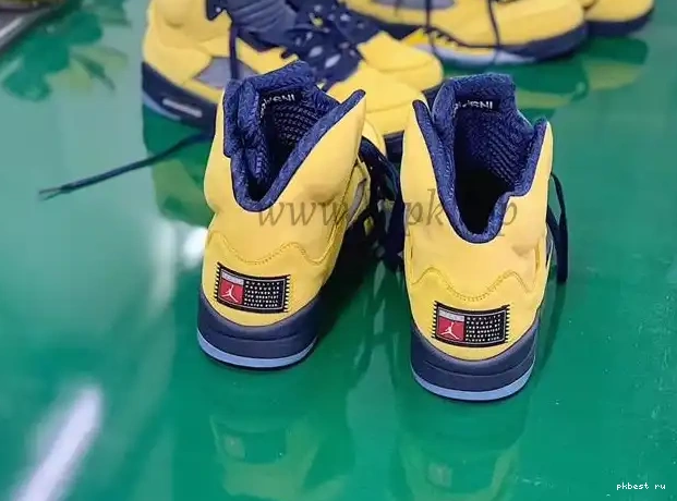 to V Amarillo Air Jordan ship SP GOD Inspire materials Navy 5 Retro Michigan retail PK ready 0610